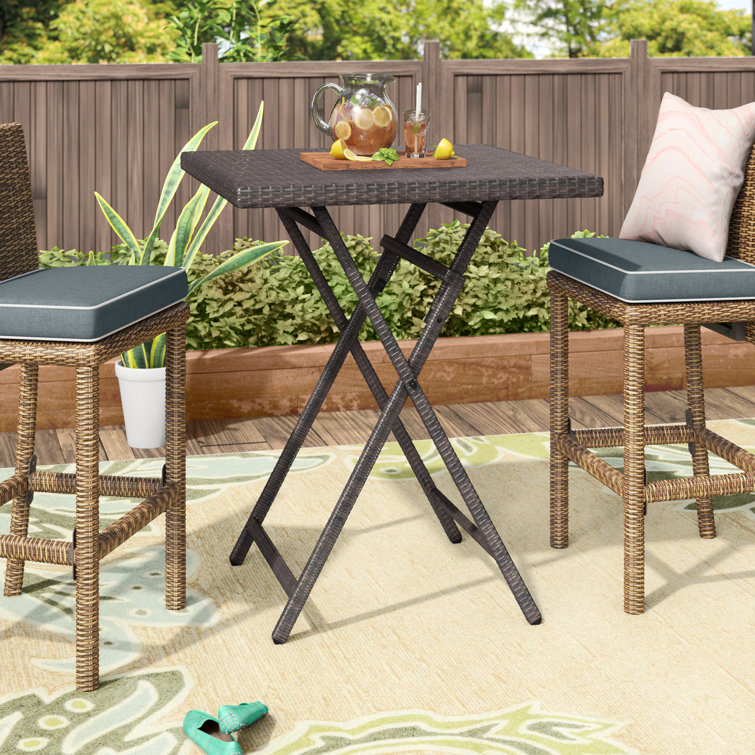 Folding bar discount height bistro set